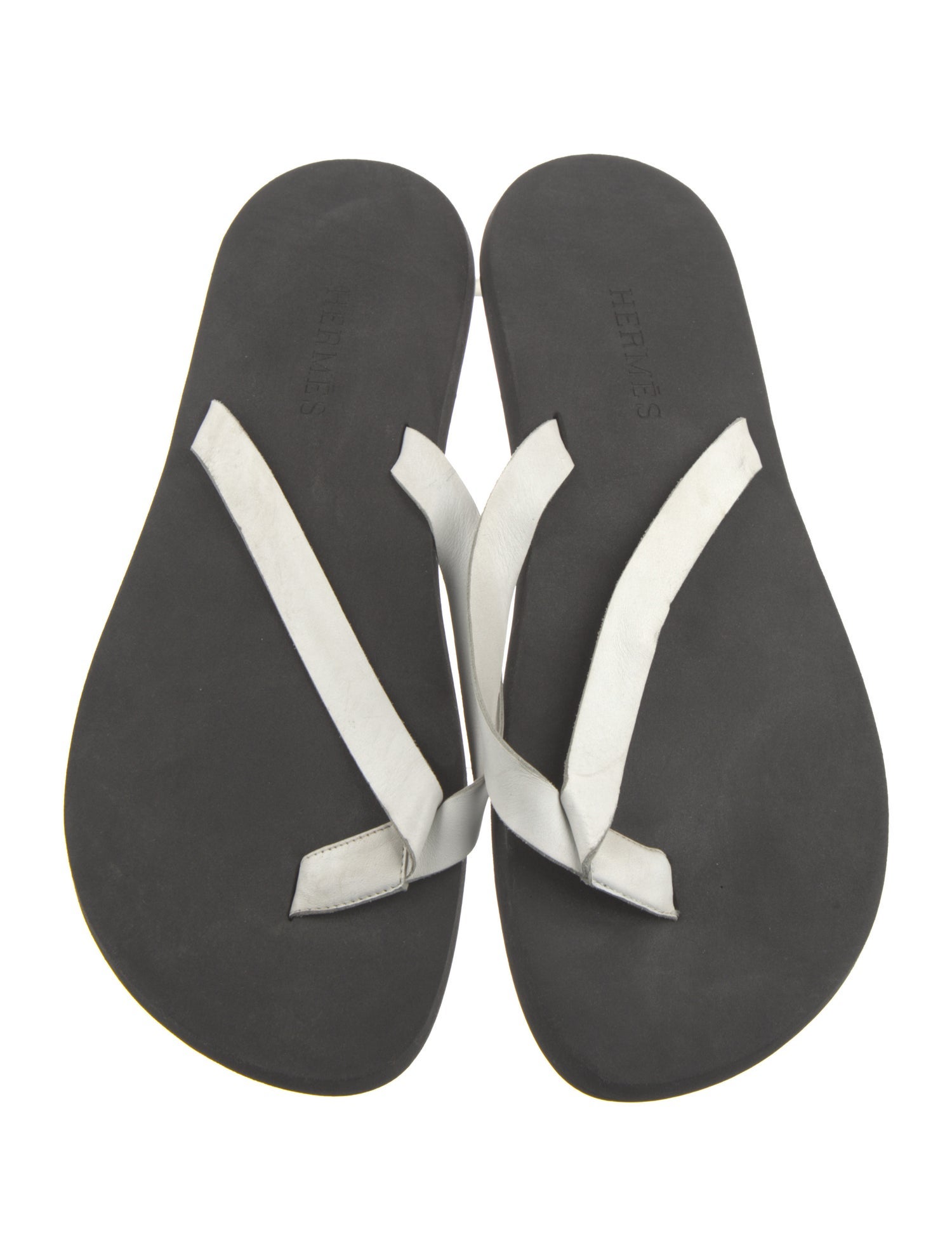 Hermès Leather Slides